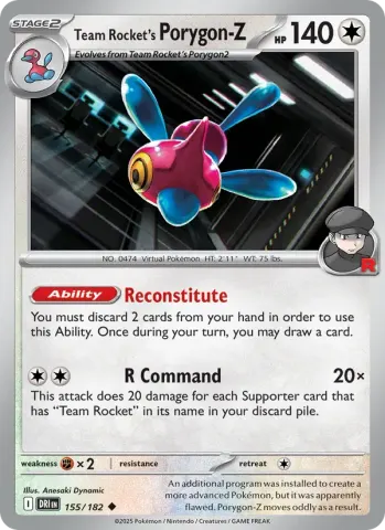 Team Rocket's Porygon-Z · 155