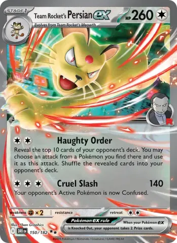 Team Rocket's Persian ex · 150