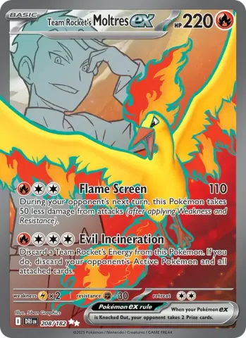 Team Rocket's Moltres ex · 208