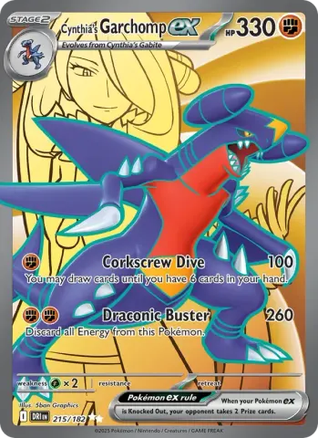 Cynthia's Garchomp ex · 215
