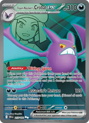 Team Rocket's Crobat ex · 217