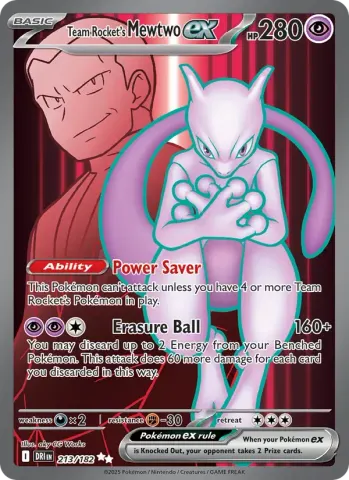 Team Rocket's Mewtwo ex · 213