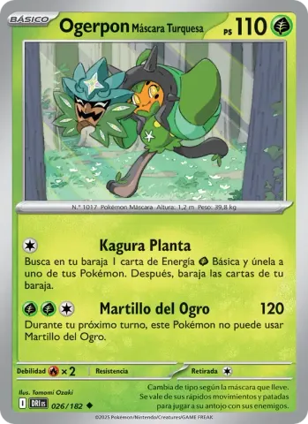 Ogerpon Máscara Turquesa · 026