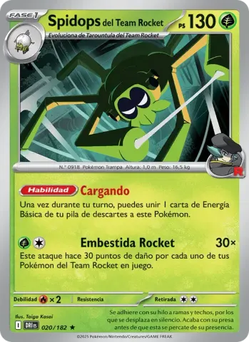 Spidops del Team Rocket · 020