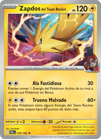 Zapdos del Team Rocket · 070