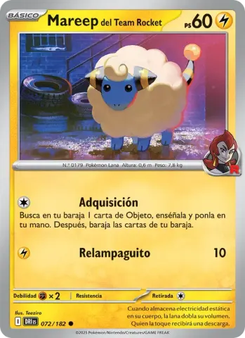 Mareep del Team Rocket · 072
