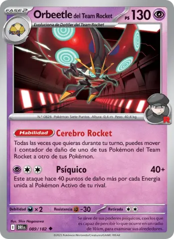 Orbeetle del Team Rocket · 089