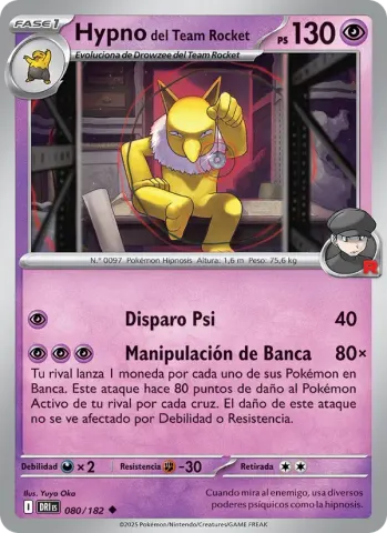 Hypno del Team Rocket · 080
