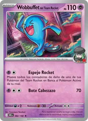 Wobbuffet del Team Rocket · 082