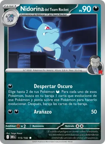 Nidorina del Team Rocket · 115