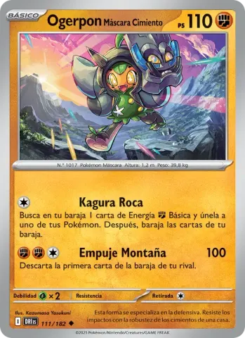 Ogerpon Máscara Cimiento · 111