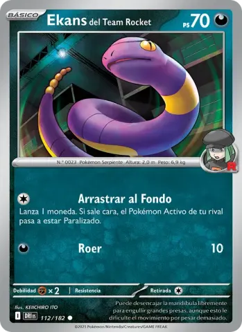 Ekans del Team Rocket · 112