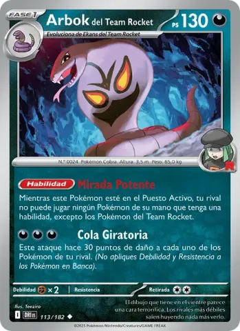 Arbok del Team Rocket · 113
