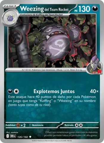Weezing del Team Rocket · 126