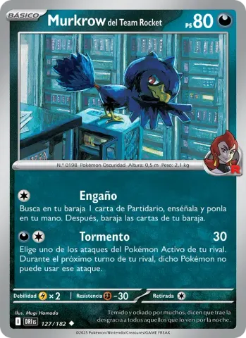 Murkrow del Team Rocket · 127