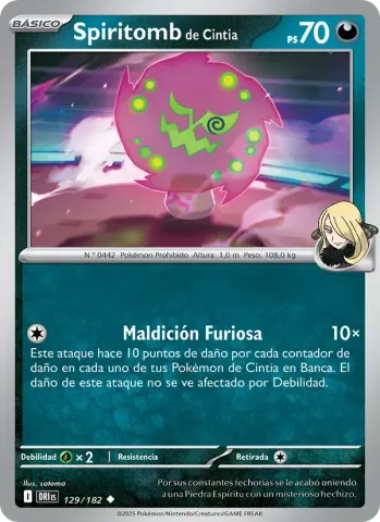 Spiritomb de Cintia · 129