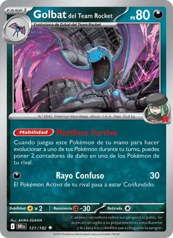 Golbat del Team Rocket · 121