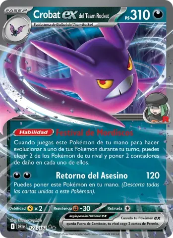 Crobat ex del Team Rocket · 122