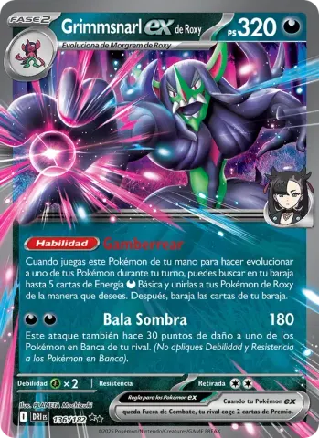 Grimmsnarl ex de Roxy · 136