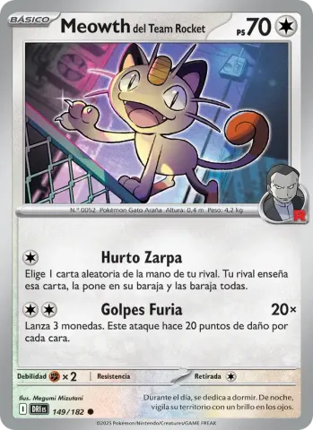Meowth del Team Rocket · 149