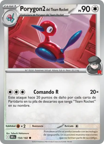 Porygon2 del Team Rocket · 154