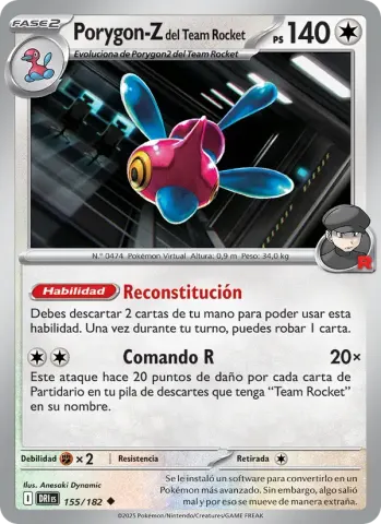 Porygon-Z del Team Rocket · 155