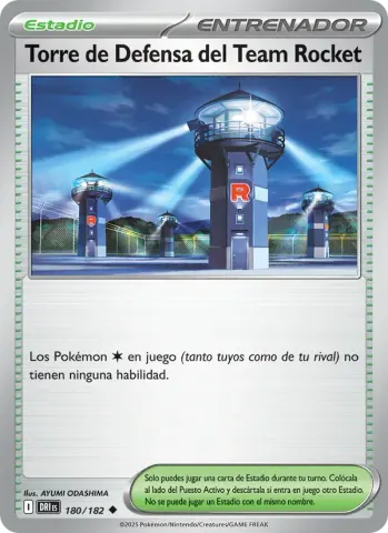 Torre de Defensa del Team Rocket · 180