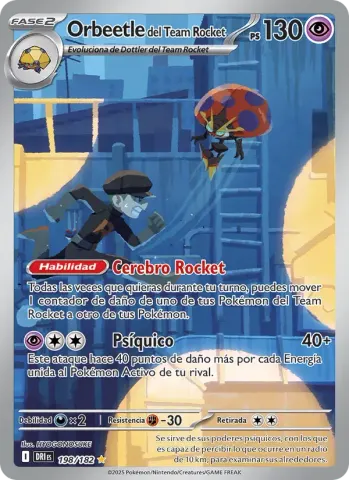 Orbeetle del Team Rocket · 198