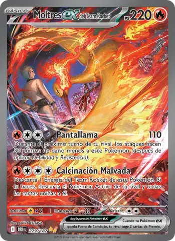 Moltres ex del Team Rocket · 229