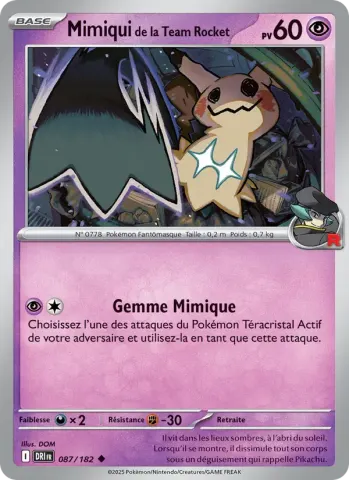 Mimiqui de la Team Rocket · 087