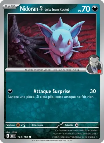 Nidoran♀ de la Team Rocket · 114
