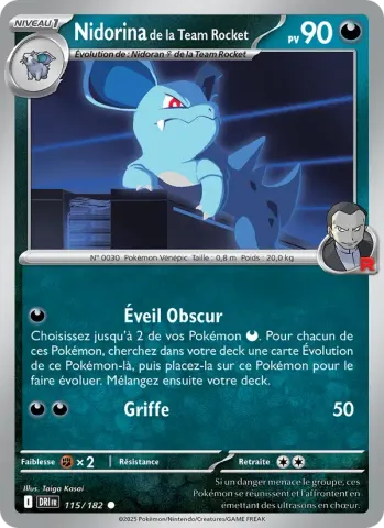 Nidorina de la Team Rocket · 115