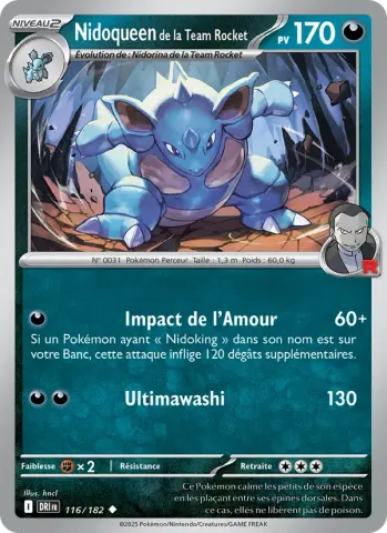Nidoqueen de la Team Rocket · 116