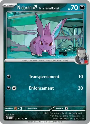 Nidoran♂ de la Team Rocket · 117