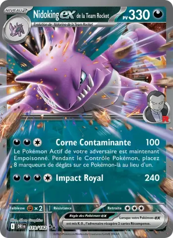 Nidoking-ex de la Team Rocket · 119