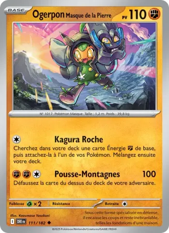 Ogerpon Masque de la Pierre · 111