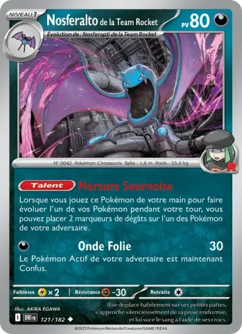 Nosferalto de la Team Rocket · 121