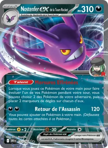 Nostenfer-ex de la Team Rocket · 122