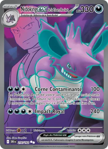 Nidoking-ex de la Team Rocket · 216