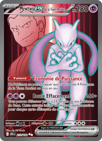 Mewtwo-ex de la Team Rocket · 213
