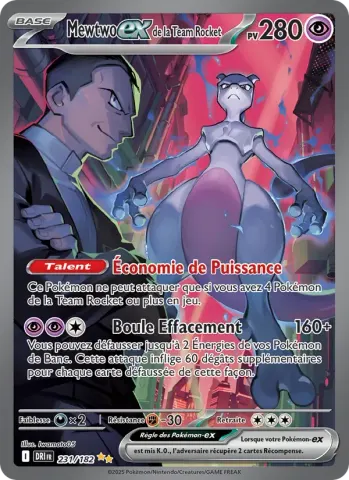 Mewtwo-ex de la Team Rocket · 231