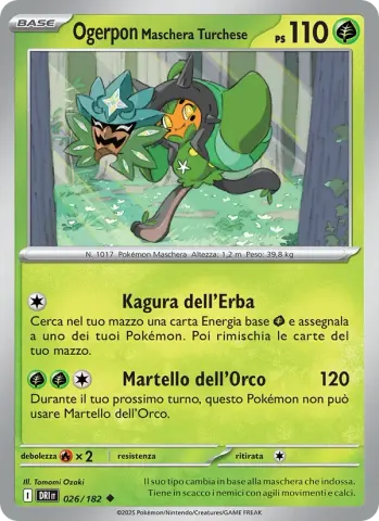 Ogerpon Maschera Turchese · 026