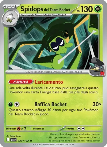 Spidops del Team Rocket · 020