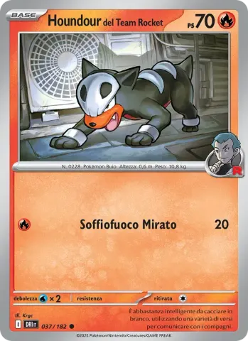Houndour del Team Rocket · 037