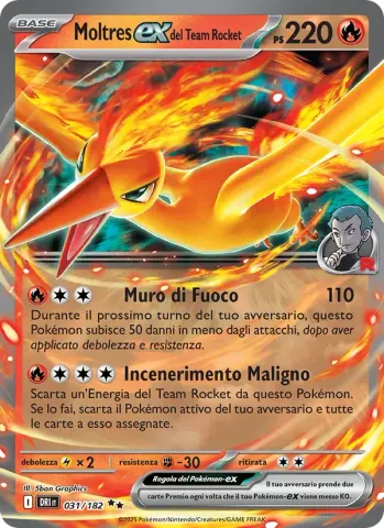 Moltres-ex del Team Rocket · 031