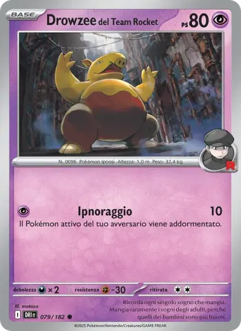 Drowzee del Team Rocket · 079