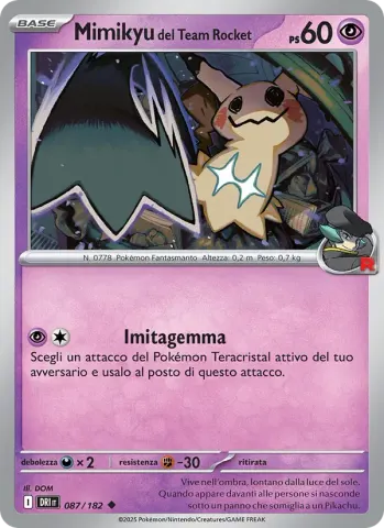 Mimikyu del Team Rocket · 087