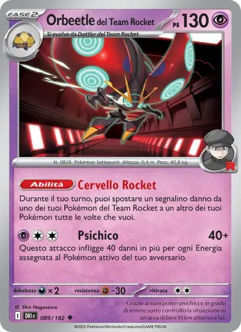 Orbeetle del Team Rocket · 089