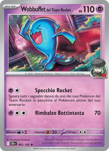 Wobbuffet del Team Rocket · 082