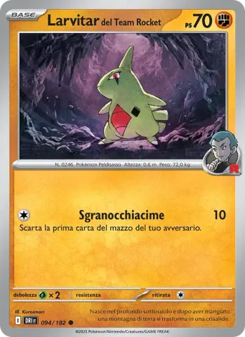 Larvitar del Team Rocket · 094